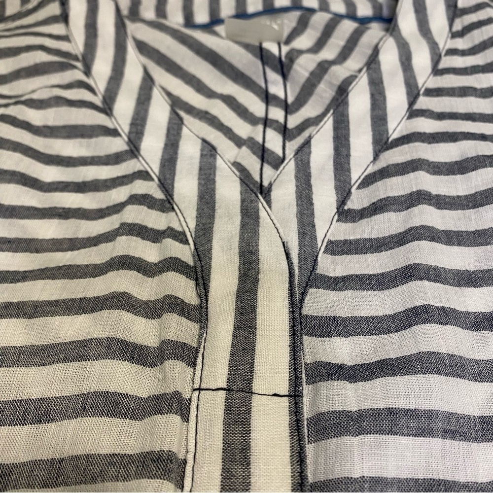 Mountain Hardware Striped Button Down Drawstring … - image 4